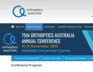 75th Orthoptics Australia Annual Conference